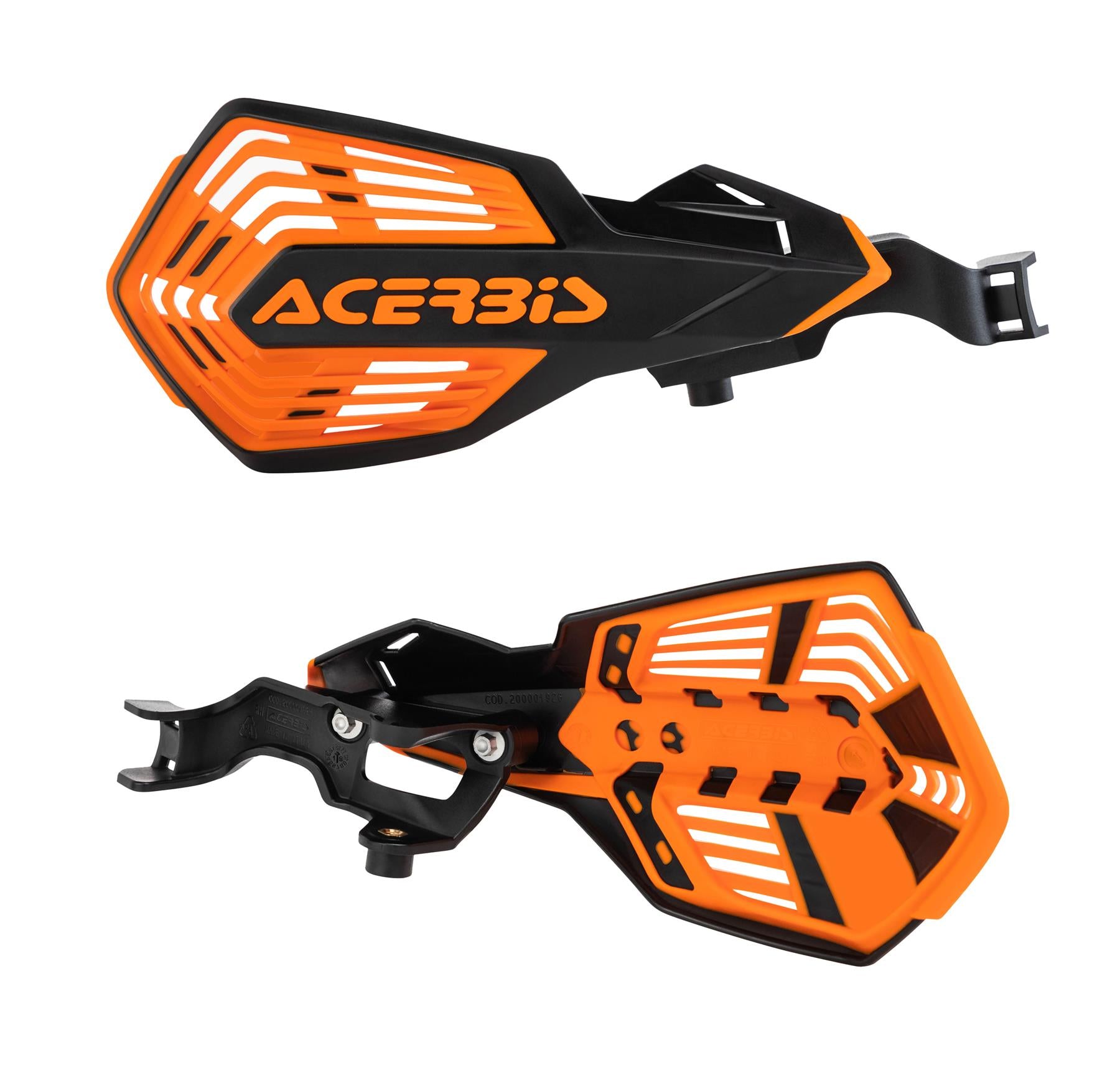 Acerbis K-Future Vented Handguards Black Orange Husqvarna TX 300 2020 - 2024